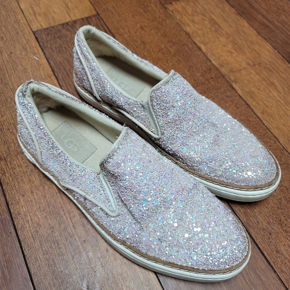 UGG Adley Chunky Glittered Sneakers - Picture 3 of 12